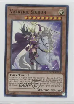 Valkyrie Sigrun (SR) Unlimited YuGiOh Toon Chaos #TOCH-EN023 - Image 1