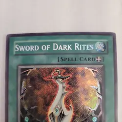 Yugioh Sword of Dark Rites FOTB-EN067 2007 1st Edition Secret Rare NM - Image 3