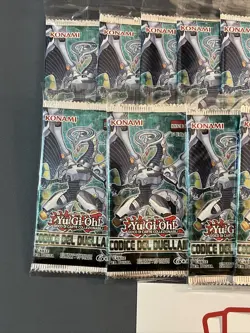 Yu Gi Oh Lotto 15 Bustine Pacchetti in Italiano codice del duellante ita sealed - Image 2