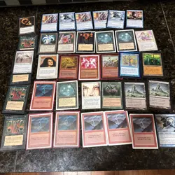 Magic The Gathering Collection VINTAGE Mtg LOT 35 Cards -1993 - 1997 - Image 1