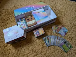 Prismatic Evolution Super Premium Collection Box No Packs, bundle of cards - Image 1