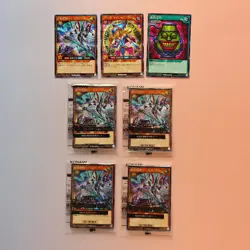 YU-GI-OH! SAMMELKARTEN LOT SET RD/G001 JAPANESE LOT 7X CARDS - Image 1