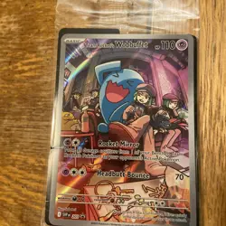 Pokemon TCG Rocket's Wobbuffet Promo Card Sealed, SVP203 - Image 1