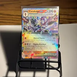 Pokemon TCG Ceruledge EX 036/191 Surging Sparks Double Rare Tera Card - Image 1