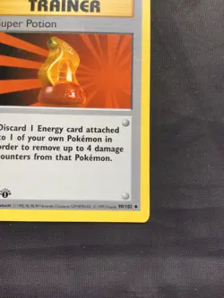 Pokemon Cards: Base Set 1st Edition Uncommon: Super Potion 90/102 - Image 4