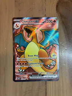 Pokemon TCG Charizard EX Holo Ultra Rare Card 183/165 SV 151 NM - Image 1