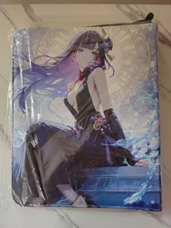 Anime Waifu Trading Card 9-Pocket 3-Ring Zipper Binder - Raiden Shogun - Image 2