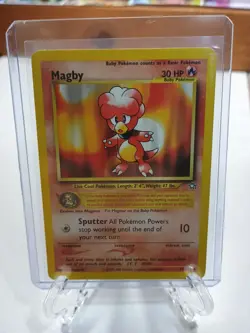 Magby 23/111 Pokemon Neo Genesis Unlimited TCG Card LP Rare Non Holo Vintage - Image 1