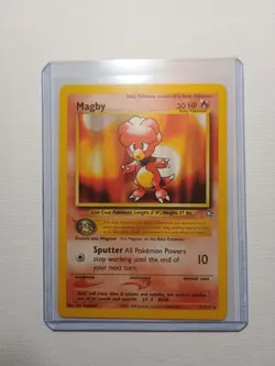 Magby 23/111 Pokemon Neo Genesis Unlimited TCG Card LP Rare Non Holo Vintage - Image 3