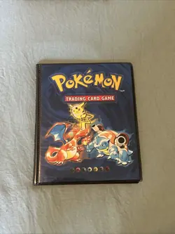 Pokemon 1999 Official Trading Card Game Nintendo WOTC Vintage Binder Only C READ - Image 1