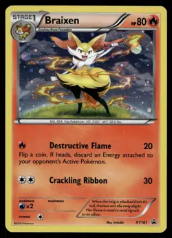 Braixen Holo XY161 XY Promos Pokemon Card - Image 1