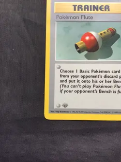 Pokemon Cards: Base Set 1st Edition Uncommon: Pokemon Flute 86/102 - Image 5