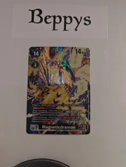 Digimon Card Game Magneticdramon EX10-036 SR Alt Art Sinister Order - Image 1