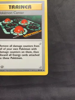 Pokemon Cards: Base Set 1st Edition Uncommon: Pokemon Center 85/102 - Image 4