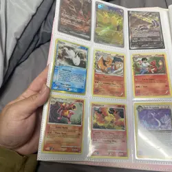 Pokemon 9 Cards (binder Not Included) - Image 1