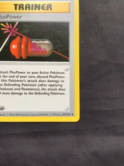 Pokemon Cards: Base Set 1st Edition Uncommon: PlusPower 84/102 - Image 4