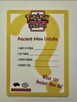 Ancient Mew Holo Pokemon: The Movie 2000 Promo Card - Mint condition - Image 3