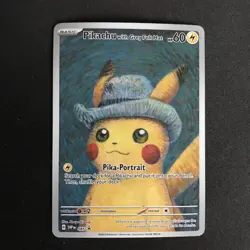 Pokemon Pikachu Van Gogh Custom Card Mint - Image 1