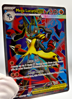 Pokemon Cards - Mega Lucario Ex 160/132 - Mega Evolution - NM - Image 3