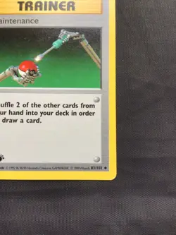 Pokemon Cards: Base Set 1st Edition Uncommon: Maintenance 83/102 - Image 4