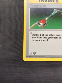 Pokemon Cards: Base Set 1st Edition Uncommon: Maintenance 83/102 - Image 5
