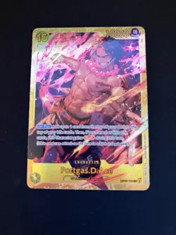 One Piece TCG Portgas.D.Ace OP07-119 Secret Rare Card 500 Years in the Future - Image 1