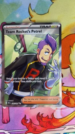 Team Rockets Petrel Full Art Holo Card 226/182 Sv10: Destined Rivals - Image 1