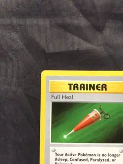 Pokemon Cards: Base Set 1st Edition Uncommon: Full Heal 82/102 - Image 2