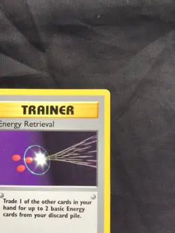 Pokemon Cards: Base Set 1st Edition Uncommon: Energy Retrieval 81/102 - Image 3