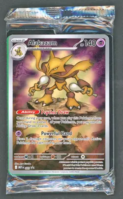 Pokemon Cards - Sealed Alakazam 009 Promo - Mega Evolution - Image 1