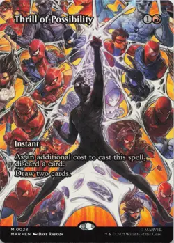 Thrill of Possibility (Borderless) M Marvel Eternal-Legal 28 - LP MTG - Image 1