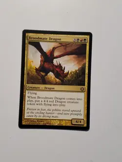 MtG Broodmate Dragon LP x1 - Shards of Alara - Image 1