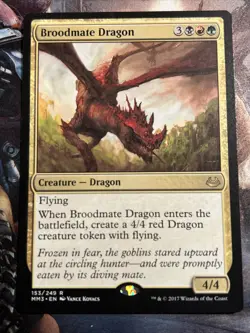 1x Broodmate Dragon Modern Masters 2017 LP MTG Magic The Gathering x1 MKE - Image 3