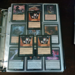 Vintage Magic Black Spells Binder Diabolic Intent, Soul Spike, Hatred Exodus MTG - Image 1