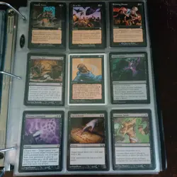 Vintage Magic Black Spells Binder Diabolic Intent, Soul Spike, Hatred Exodus MTG - Image 2