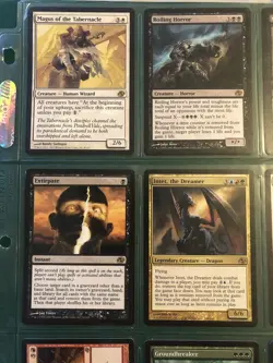 MTG lot of 9 Planar Chaos Rares, Extirpate, Null Profusion, Chronozoa, Boom/Bust - Image 2