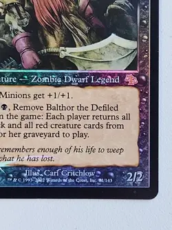 MTG Balthor the Defiled Foil Judgement MP Moderately Played - Image 5