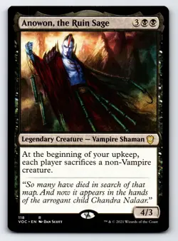 Anowon, the Ruin Sage R Commander: Innistrad: Crimson Vow # 118 NM Normal - Image 1