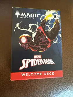 Sdcc 2025 Magic The Gathering Marvel Spider-Man Miles Morales Green Welcome Deck - Image 1