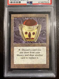 MtG Jandor's Ring Arabian Nights PSA 8 NM-MT 1993 - Image 2
