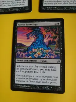Faerie Tauntings x3 Tribal Enchantment MTG Card. Lorwyn. - Image 3