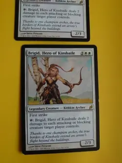 Brigid, Hero of Kinsbaile x2 rare archer MTG Card. Lorwyn. - Image 2