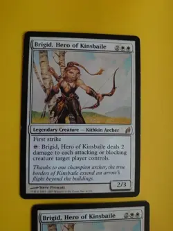 Brigid, Hero of Kinsbaile x2 rare archer MTG Card. Lorwyn. - Image 3