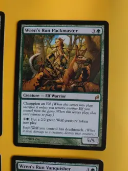 Wren's Run PAckmaser - rare x2 & Wren's run vanquuisher x2 MTG 4 Card. Lorwyn. - Image 3