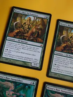 Wren's Run PAckmaser - rare x2 & Wren's run vanquuisher x2 MTG 4 Card. Lorwyn. - Image 4