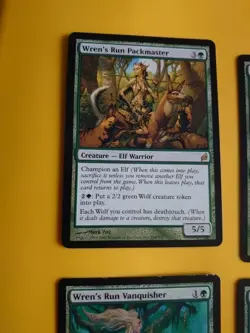 Wren's Run PAckmaser - rare x2 & Wren's run vanquuisher x2 MTG 4 Card. Lorwyn. - Image 5