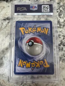 1999 Pokemon Jungle vaporeon-holo no symbol error PSA 6 - Image 2