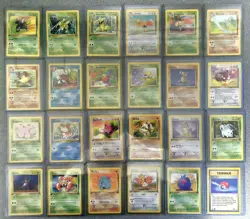 Pokemon 1st Edition Jungle Rare Uncommon Common Lot of 24 Non-Holo WOTC - Image 1