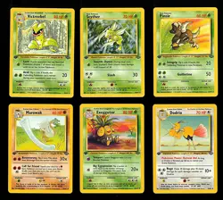 Pokemon 1st Edition Jungle Rare Uncommon Common Lot of 24 Non-Holo WOTC - Image 3
