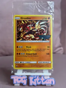 Groudon 81/168 USA Exclusive Gamestop Legendary Pokemon Stamp SEALED TCGKITTEN - Image 1